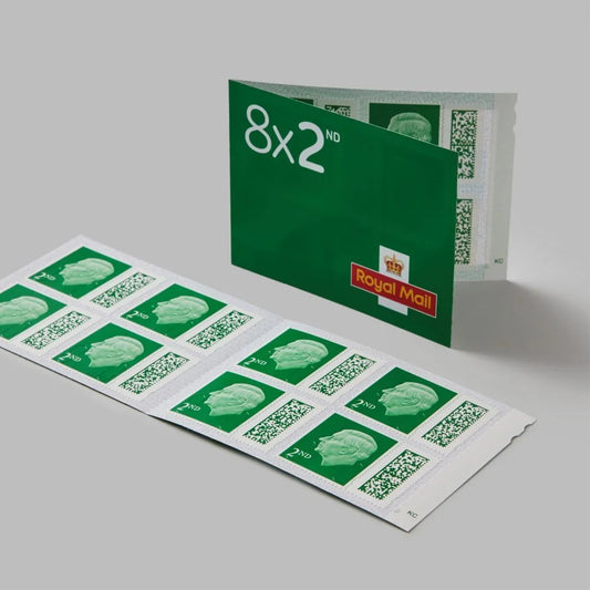 8 x Royal Mail 2nd Class Stamps