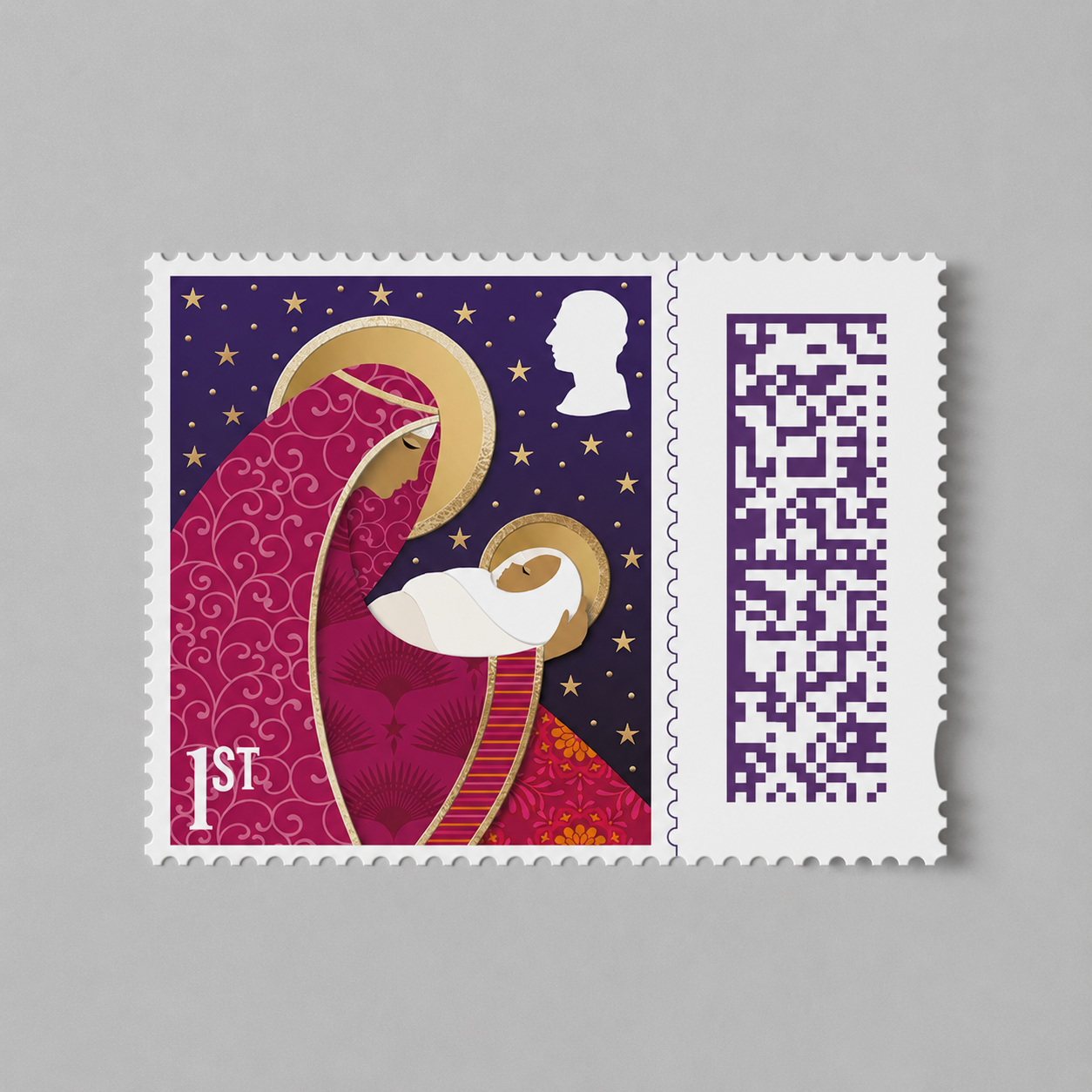 Royal Mail Standard Letter 1st Class Christmas Stamps